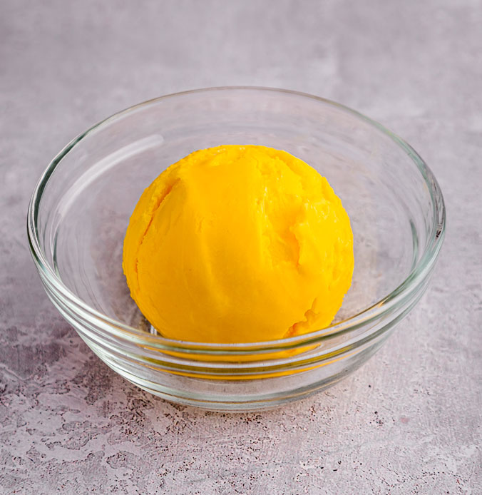 Lakes Ice Cream's Mango Sorbet