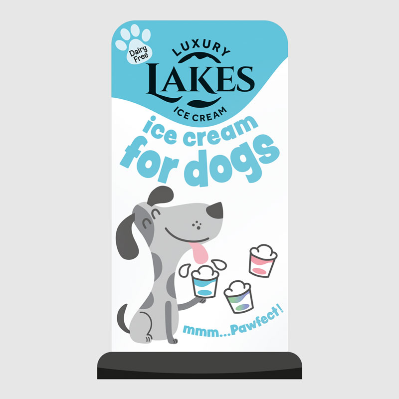Dog Ice Rink Sign Ice Cream for Dogs